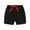 Black, variant on Ruyang Toddler Boys Shorts with Pockets Pull on Jogger Wide Leg Short Pants for Summer Casual Athletic Beach Trousers Bottoms