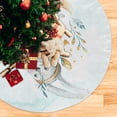 thumbnail image 5 of FMSHPON Easter Bunnies Xmas Christmas Tree Skirt Stand Mat for Holiday Party Decoration Indoor Outdoor 36 inches, 5 of 6