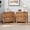 Hazel + Solid Wood-2, variant on Luckynote Hazel 3-Drawer Farmhouse Style Fully Assembled Wood Nightstand SideTable for Living Room, Bedroom