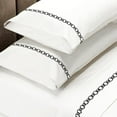 thumbnail image 1 of Johnson Home 300 Thread Count Egyptian Cotton Sheet Sets with Embroidery Details, 1 of 2