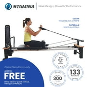 Stamina AeroPilates Pro Reformer Resistance System with Cardio Rebounder