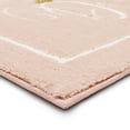 thumbnail image 4 of Mohawk Home Diva High/Low Pile Stain/Fade Resistant Non-Slip Machine Washable Bath Mat, Pink, 1' 8" x 2' 10", 4 of 8