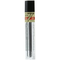 Pentel Super Hi-Polymer Leads, .5mm, 2B, 12/Pkg.