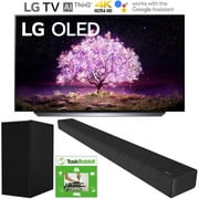 LG OLED65C1PUB 65 Inch 4K Smart OLED TV with AI ThinQ (2021 Model) Bundle with LG SP7Y 5.1 Channel High Res Audio DTS Virtual:X Sound Bar with Wireless Subwoofer and TaskRabbit Installation Services