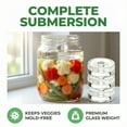thumbnail image 6 of 3-Pack of Fermentation Glass Weights with Easy Grip Handle for Wide Mouth Mason Jars, 6 of 7