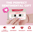 thumbnail image 2 of Customizable Cassette Tapes – Personalize with Your Name, Record Your Voice, and Create Unique Gifts (Love Notes & Anniversary Edition), 2 of 7