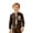 A-Coffee90, variant on JAJAHO Boys Striped Button Down Shirt Long Sleeve Stand Collar Regular Fit Dress Shirts School Uniform Formal Wear For Kids 2-14Y Versatile Tops