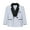 Silver, variant on Boys Blazer Kids Blazers for Boy Sports Coat Slim Fit Suit Jackets for Wedding Homecoming Silver 6-7Years