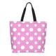 thumbnail image 1 of Fotbe Purple And White Polka Dot Bolsa Tote Estética de Lona con Estampado para Mujer - Bolsa Reutilizable de Hombro Casual para Vacaciones, Compras, Trabajo y Gimnasio, 1 of 8