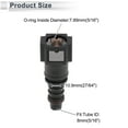 thumbnail image 4 of Conectores rápidos de línea de combustible de 5/16" ID para conector macho SAE de 5/16" - Conectores de sellado de plástico negro y gris, 2 piezas, 4 of 6