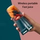 thumbnail image 5 of Exprimidor Portátil De 350Ml, Taza De Jugo De Carga Usb Fácil De Lavar, Mini Exprimidor Ligero Con Motor Potente, No Tóxico Para Frutas Y Verduras Minnieouse HA028084-01, 5 of 6