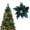 Blackish Green, variant on Christmas Velvet Magnolia Flowers, Artificial Poinsettia Stems, Velvet Texture, Christmas Tree Ornaments, Home Table Decorations For Holiday Party Decor Green