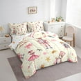thumbnail image 3 of Feelyou Cartoon Cute Princess Bedding Comforter Set 7pcs for Kid, Nutcracker Royal Guarder King Bedding Sets, Merry Christmas Theme Reversible Bed Sheets, Breathable Home Decor, 3pcs, 3 of 7