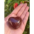 thumbnail image 4 of Strawberry Quartz Gemstone Hearts, Polished Strawberry Quartz Puffy Hearts, Strawberry Quartz Palm Stone, Strawberry Quartz Heart (5 Hearts）, 4 of 9