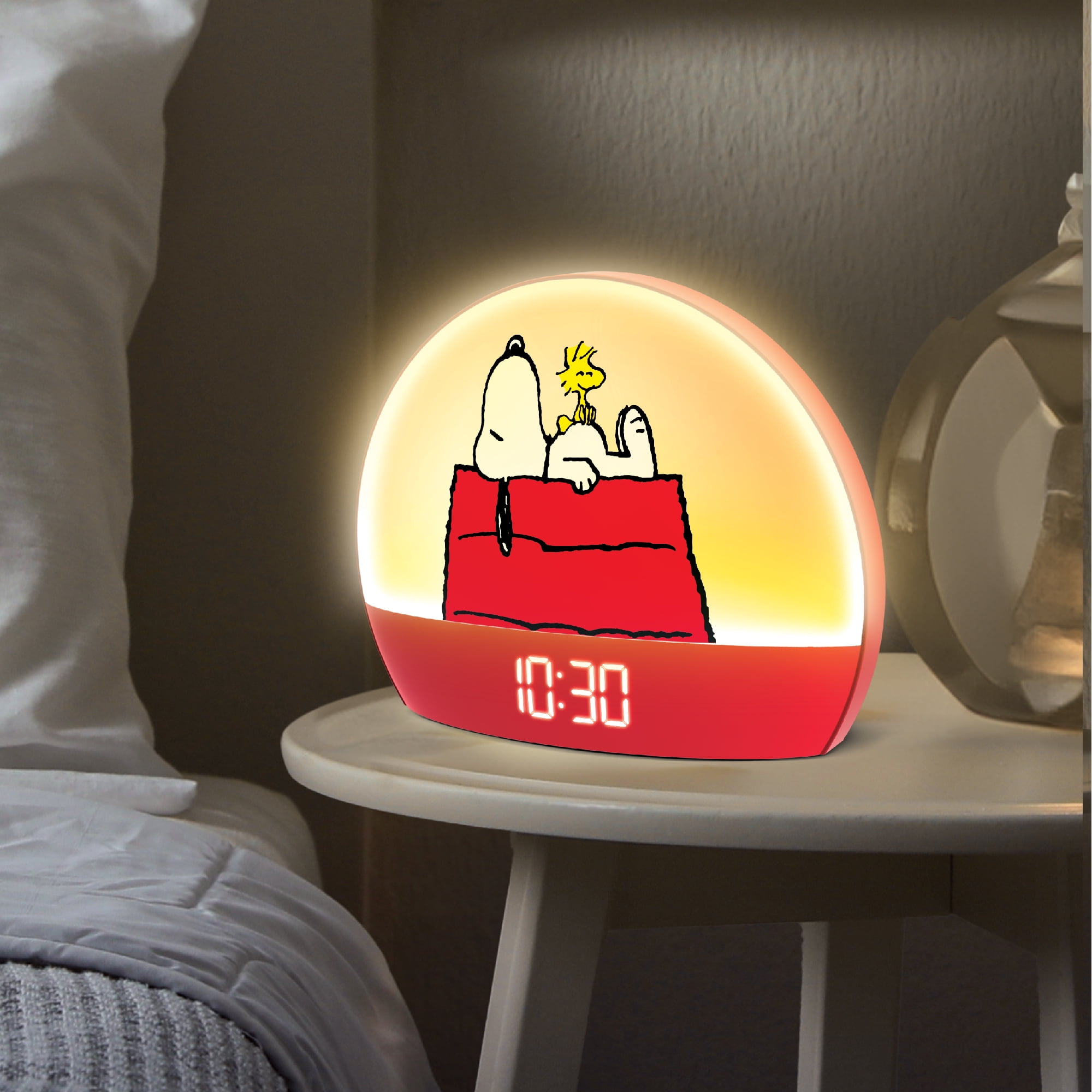 Peanuts Snoopy & Woodstock Sunrise Alarm Clock