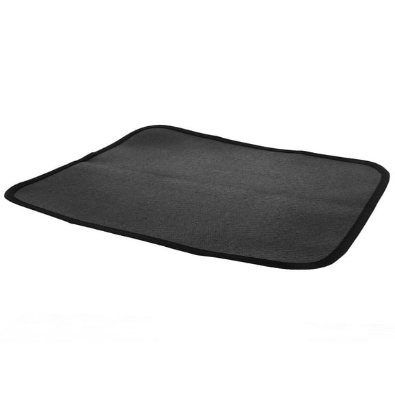 STOBOK Fire Resistant Rugs for Fireplace BBQ Grill Mat Black Outdoor Lovers Deck 1Pcs