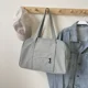 thumbnail image 4 of Versión coreana, bolso de mano ligero de gran capacidad para yoga, bolso de mano para mujer, bolso de hombro de viaje, bolso de tela japonés para viajeros, 4 of 5