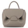 thumbnail image 1 of Bolso pequeño con asa superior y bandolera para mujer, de lujo, de piel sintética, bandolera, Gris, 1 of 5