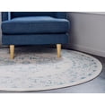 thumbnail image 4 of Unique Loom New Classical Collection Area Rug - Attiki (6' 1" Round Beige/Gray), 4 of 9