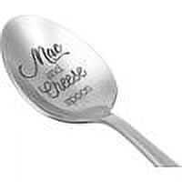 Engraved Spoon - Gift for Friends - Mac and Cheese Gifts for Daughter Son | Pasta Lover Gifts | Birthday Gift for Mom Dad | Teens Holiday Gift | Christmas Thanksgiving Gift for Bff -7 Inch