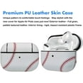 thumbnail image 4 of Tekcoo Case for Airpods Pro, Airpods Pro Cover, Airpods Pro Skin Accessories Sport Pattern Airpod Pro Cover Leather Case for Apple Charging Case for AirPods Pro, Baseball, 4 of 7