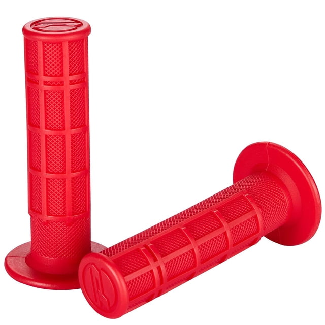 ATV Grips APPYU 78 de goma blanda para Polaris 4 Wheeler (rojo)