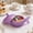 Purple, variant on Fascinating Miniature Glass Fish Bowl with Cover for Kitchen Pantries or Vanity Top Decoration and Organization Tiny Treat Organizers Jar