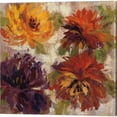 thumbnail image 3 of Metaverse Silvia Vassileva 'Fiery Dahlias' Canvas Art (Set of 2), 3 of 4