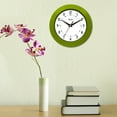 thumbnail image 3 of Equity 8 inch Traditional Green Indoor Quartz Analog Clock, 25016, 3 of 5