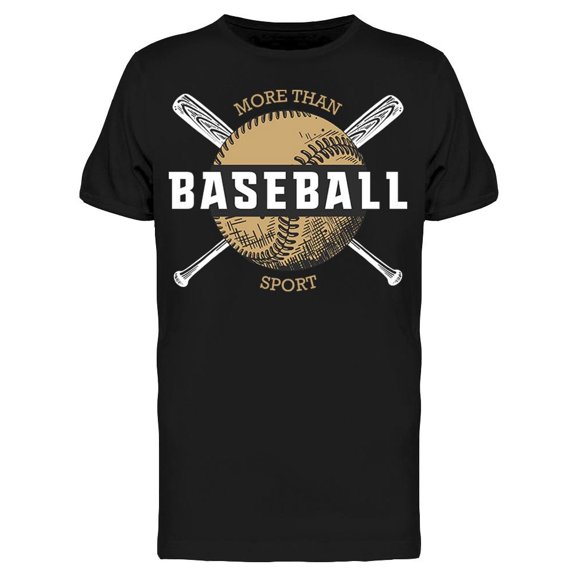 More Than Baseball Sport T-Shirt Men -Image by Shutterstock, Male 3X-Large