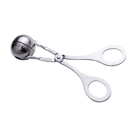 Stainless Steel Meat Baller Ball Maker Meatball Scoop None-Stick Baller Tongs Meat Ball Maker Mold Cake Pop,Ice Tongs,Meatball Maker Tool for Kitchen Cooking