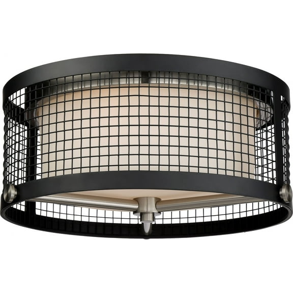Nuvo Lighting - Pratt-3 Light Flush Mount in Contemporary Style-16.75 Inches