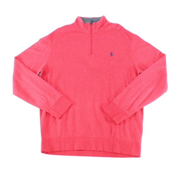 Download Polo Ralph Lauren - Mens Sweater Logo 1/2 Zip Mock Neck ...