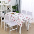thumbnail image 2 of PiccoCasa Vinyl Tablecloth Rectangle 41"x60" Sunflower Pattern Waterproof, 2 of 7