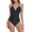 Black, variant on Rigardu one piece swimsuit women Women'sslim Fit Hanging Neck Open Back Large Swimwear womens one piece swimsuits Black   L