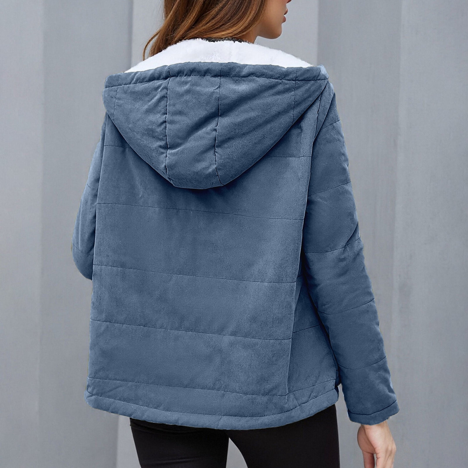 RUIRUILICO Manteau Femme Hiver 2025 Épaisse Chaud Doudoune à