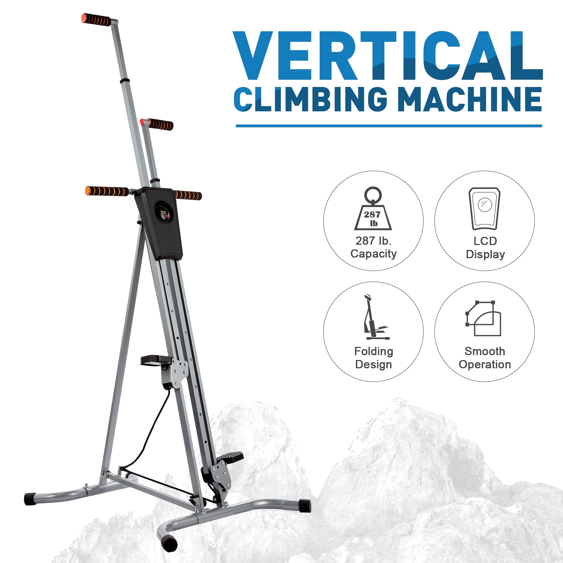 Preenex Vertical Climber Machine Fitness Climbing Equipment for Home Gym Walmart