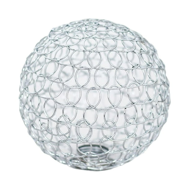 Pantalla de globo, jaula de alambre hueco, luz colgante, pantalla de luz de techo, Metal para lámpara de mesa, accesorio de iluminación para sala de