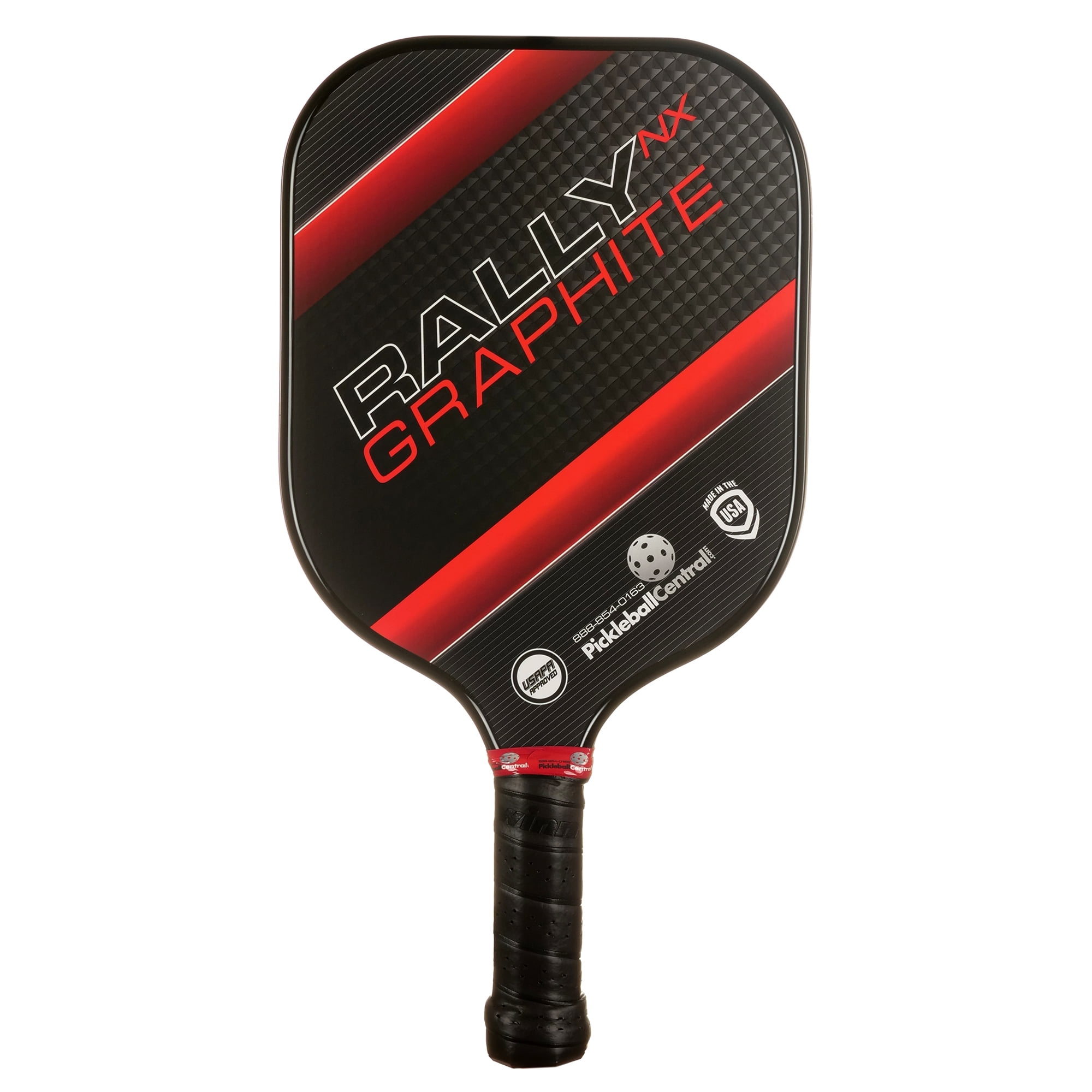 Pickleball Central Rally NX Graphite Pickleball Paddle, Red