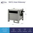 thumbnail image 3 of Suncast 100 ft. Hose Hideaway Hose Reel, Gray, 3 of 10