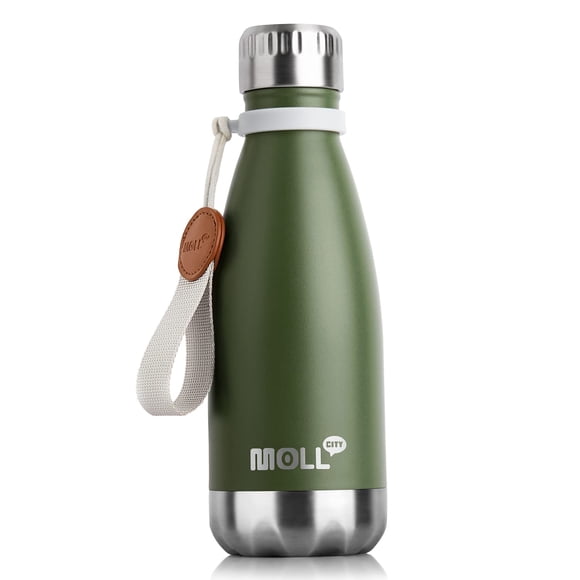 Botella de agua Mollcity Kids de acero inoxidable de 350 ml con aislamiento al vacío