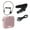 Pink no battery, variant on K400 3 Colors Portable Wired Mini Audio Speaker Megaphone Voice Amplifier Loudspeaker Microphone Waist Band Clip ,Easy to Operate