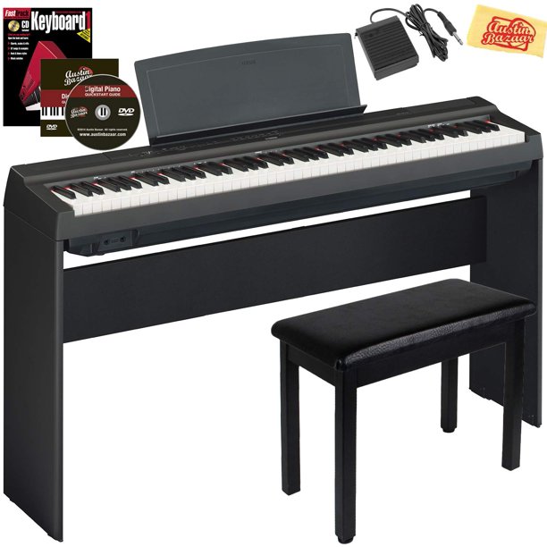 Yamaha P125 Digital Piano Black w/ L125 Stand