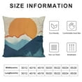 thumbnail image 5 of GOSMITH  Boho Pillow Covers, Moon Sun Throw Pillow Cover, Boho Sun Moon Blue Mountains Decorative Pillowcase Throw Pillow Cover, Boho Sun Moon Dorm Bed Room Home Decor  Pillow Case, 5 of 5