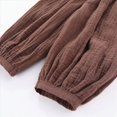 thumbnail image 5 of 18-24 Months Toddler Solid Color Lightweight Jogger Pants, Ruffled Elastic Waist Loose Lantern Casual Trousers for Girls 18-24 Months 2T 3T 4T 5T 6T 7T 8T All Seasons Loungewear,Coffee, 5 of 9