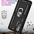 thumbnail image 4 of Compatible with Samsung Galaxy A03S Case Built-in 360 Ring Holder Kickstand, Extreme Protection Military Armor Magnetic Car Dual Layer Protective Heavy Duty Phone Cover,Black, 4 of 7