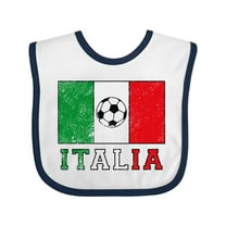 Inktastic Italian Soccer Boys or Girls Baby Bib