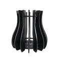 thumbnail image 2 of Jarrón de madera con forma de rompecabezas, soporte para arreglos florales, soporte para flores para Navidad. negro, 2 of 9