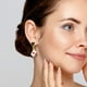 thumbnail image 4 of 1 par de pendientes de corazones, Pendientes colgantes con naipes de corazón para mujer, pendientes largos asimétricos, accesorios para mujer, 4 of 8