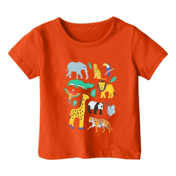 MUXiin Toddler Tshirts Boys 2t Letter Graphic Printed Cute Funny Short Sleeve T Shirts Comfortable Holiday Shirts Boys' Tops, Tees & Shirts